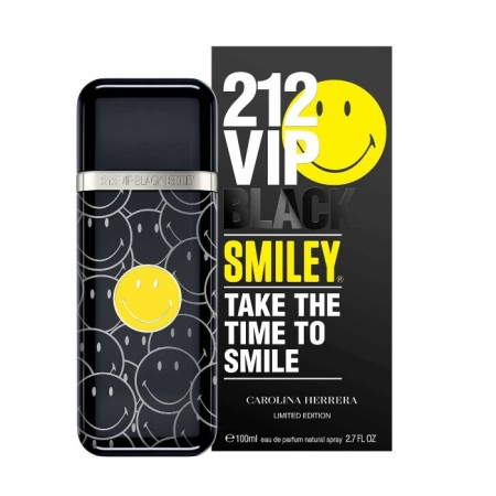 Carolina Herrera 212 VIP Black Smiley